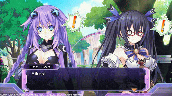 Игра Hyperdimension Neptunia Re;Birth1, скриншот