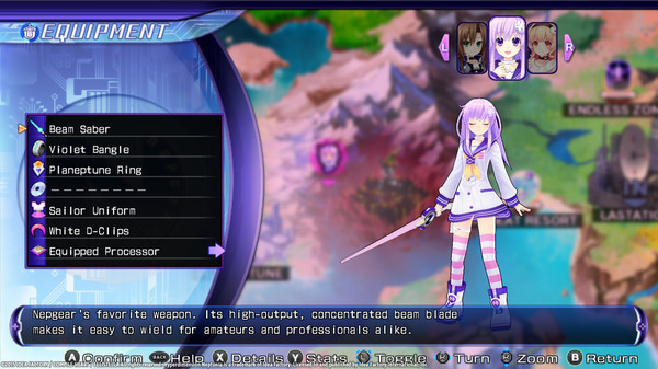 Игра Hyperdimension Neptunia Re;Birth2: Sisters Generation, скриншот