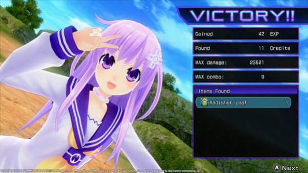 Игра Hyperdimension Neptunia Re;Birth2: Sisters Generation, скриншот