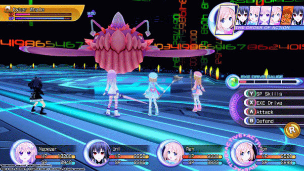 Игра Hyperdimension Neptunia Re;Birth2: Sisters Generation, скриншот