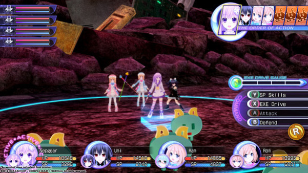 Игра Hyperdimension Neptunia Re;Birth2: Sisters Generation, скриншот
