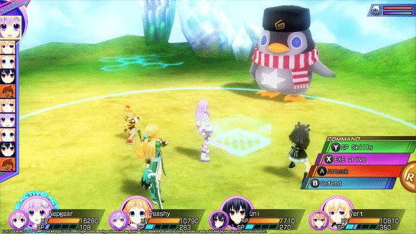 Игра Hyperdimension Neptunia Re;Birth3 Giant Island, скриншот