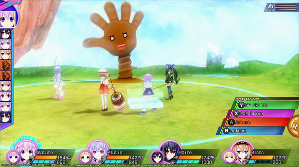 Игра Hyperdimension Neptunia Re;Birth3 Giant Island, скриншот