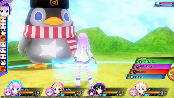 Игра Hyperdimension Neptunia Re;Birth3 Giant Island, скриншот