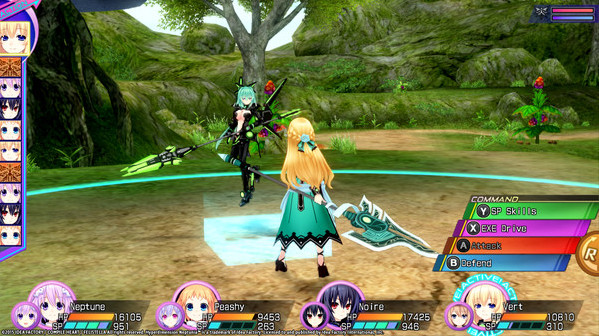 Игра Hyperdimension Neptunia Re;Birth3 Shares Quests, скриншот