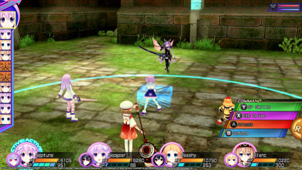 Игра Hyperdimension Neptunia Re;Birth3 Shares Quests, скриншот