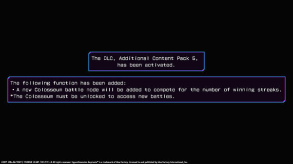 Игра Hyperdimension Neptunia Re;Birth3 Survival Mode, скриншот