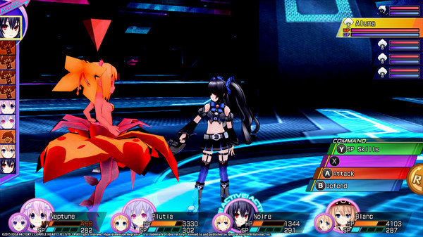 Игра Hyperdimension Neptunia Re;Birth3 Survival Mode, скриншот