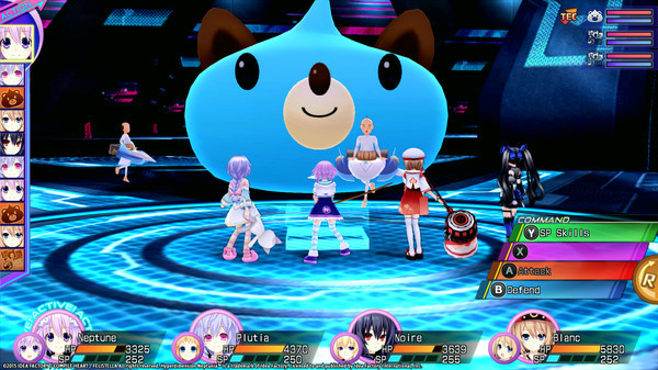 Игра Hyperdimension Neptunia Re;Birth3 Survival Mode, скриншот