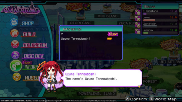 Игра Hyperdimension Neptunia Re;Birth3 Uzume Battle Entry, скриншот