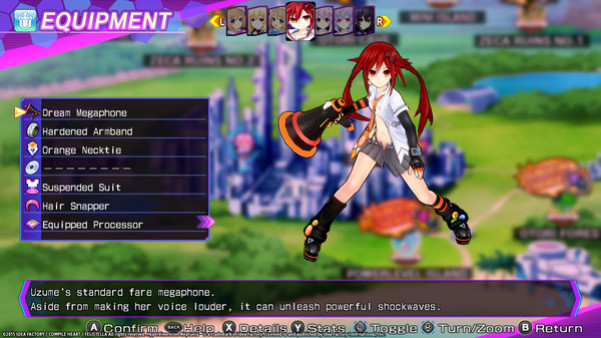 Игра Hyperdimension Neptunia Re;Birth3 Uzume Battle Entry, скриншот