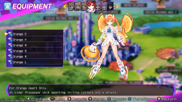Игра Hyperdimension Neptunia Re;Birth3 Uzume Battle Entry, скриншот