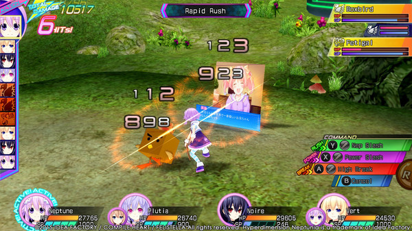 Игра Hyperdimension Neptunia Re;Birth3 V Generation, скриншот