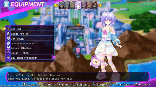 Игра Hyperdimension Neptunia Re;Birth3 V Generation, скриншот