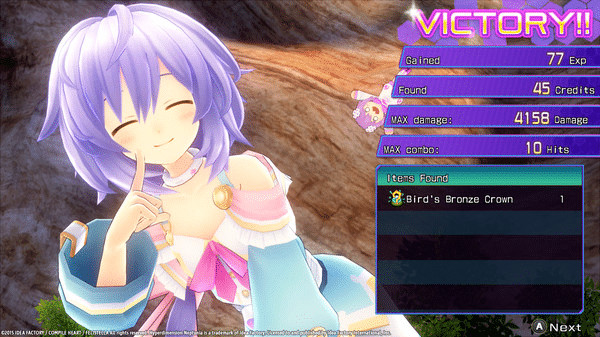 Игра Hyperdimension Neptunia Re;Birth3 V Generation, скриншот