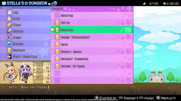 Игра Hyperdimension Neptunia Re;Birth3 V Generation, скриншот