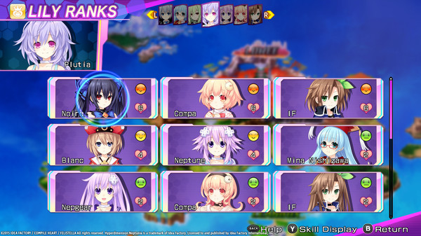 Игра Hyperdimension Neptunia Re;Birth3 V Generation, скриншот