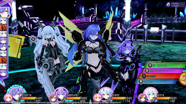 Игра Hyperdimension Neptunia Re;Birth3 V Generation, скриншот
