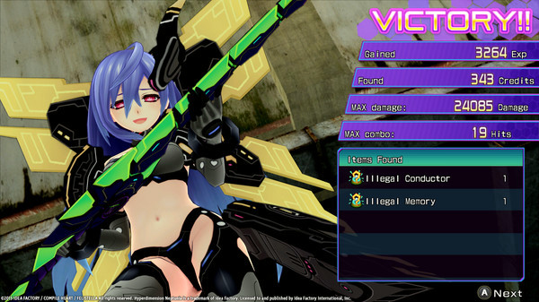 Игра Hyperdimension Neptunia Re;Birth3 V Generation, скриншот