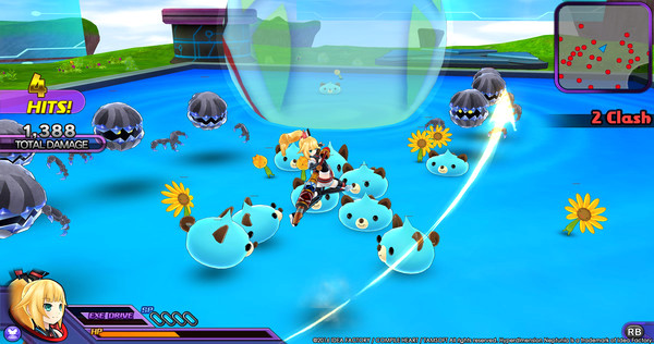 Игра Hyperdimension Neptunia U: Action Unleashed, скриншот