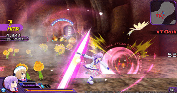 Игра Hyperdimension Neptunia U: Action Unleashed, скриншот