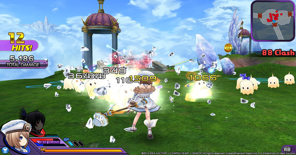 Игра Hyperdimension Neptunia U: Action Unleashed, скриншот
