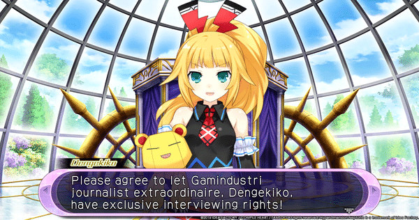 Игра Hyperdimension Neptunia U: Action Unleashed, скриншот