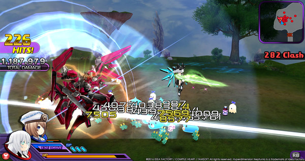 Игра Hyperdimension Neptunia U: Action Unleashed, скриншот