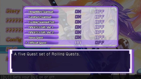Игра Hyperdimension Neptunia U Difficult Quest, скриншот