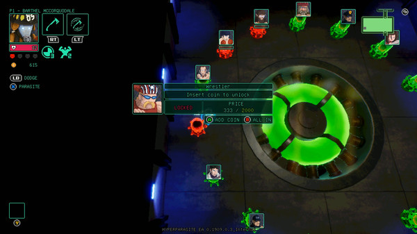 Игра HyperParasite, скриншот