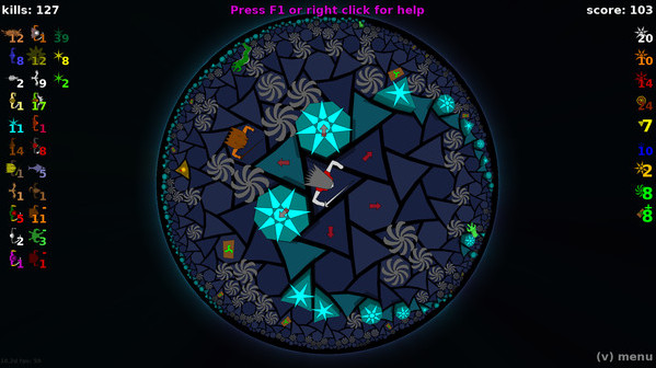 Игра HyperRogue, скриншот