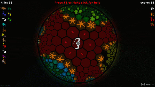 Игра HyperRogue, скриншот