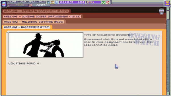 Игра Hypnospace Outlaw, скриншот