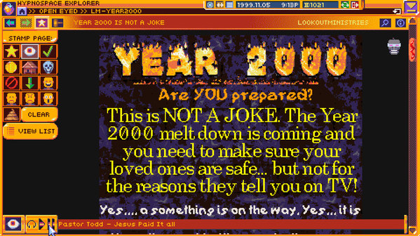 Игра Hypnospace Outlaw, скриншот