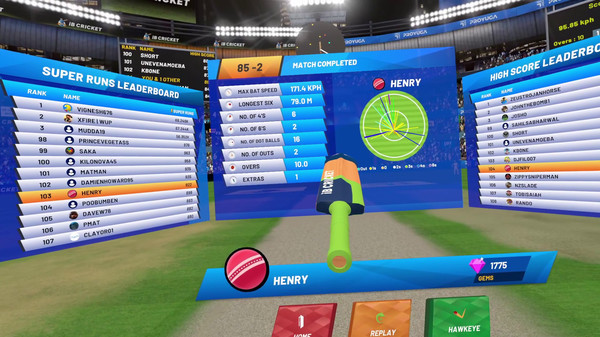 Игра iB Cricket, скриншот