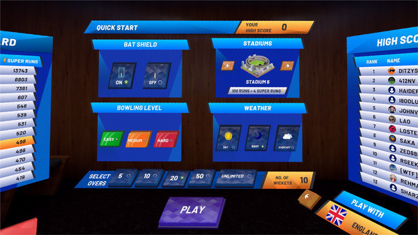 Игра iB Cricket, скриншот