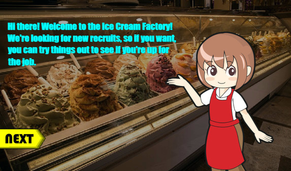 Игра Ice Cream Factory, скриншот