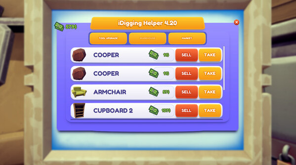 Игра iDigging, скриншот