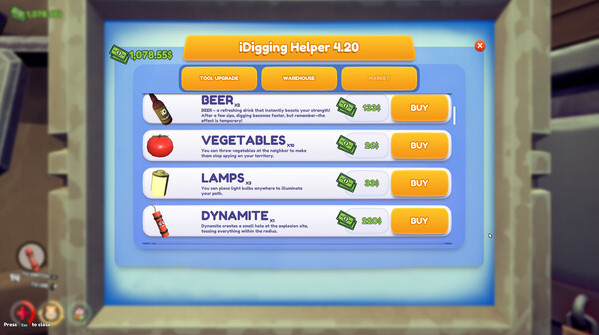 Игра iDigging, скриншот