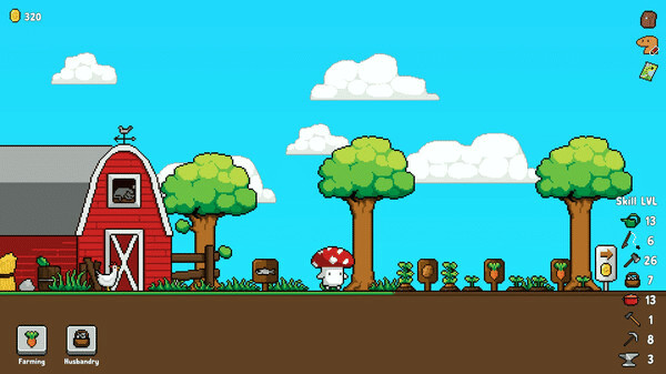 Игра Idle Fields, скриншот