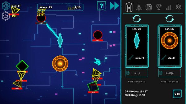 Игра Idle Protocol, скриншот
