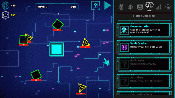 Игра Idle Protocol, скриншот