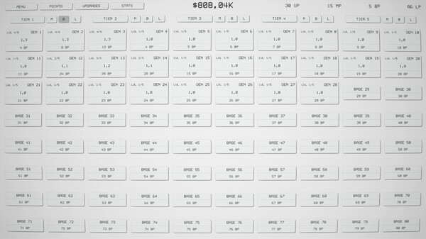 Игра Idle Tiers, скриншот