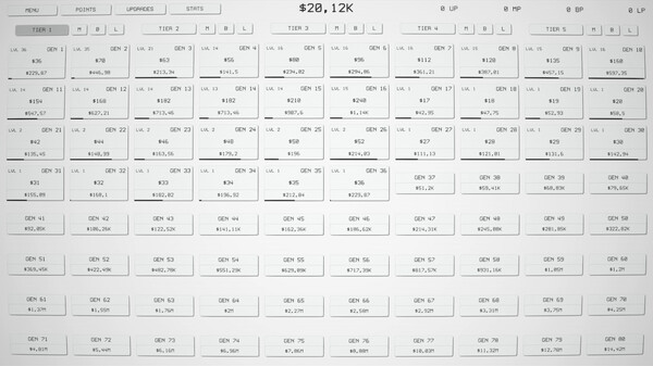 Игра Idle Tiers, скриншот