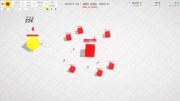 Игра Idle Towers, скриншот