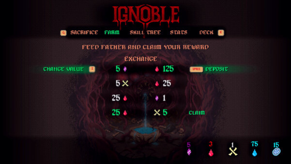 Игра IGNOBLE, скриншот