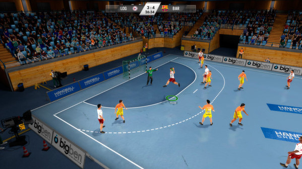 Игра IHF Handball Challenge 14, скриншот