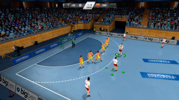 Игра IHF Handball Challenge 14, скриншот