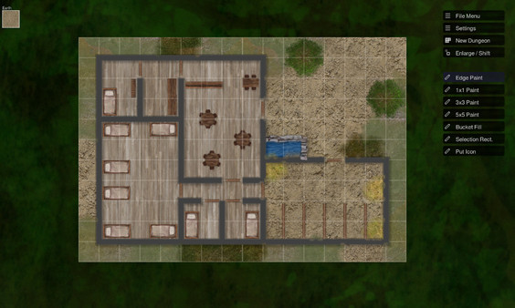 Игра Illwinter's Floorplan Generator, скриншот