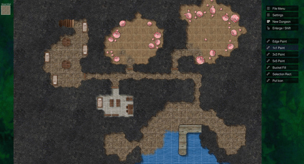 Игра Illwinter's Floorplan Generator, скриншот